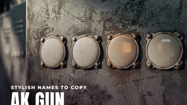 Ak Gun Nickname Style – Stylish Ak Gun Names to Copy