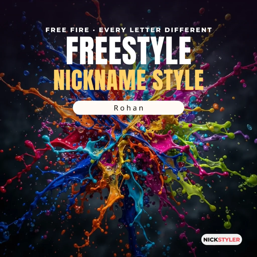 Freestyle nickname style: stylish names to copy for Free Fire and Instagram