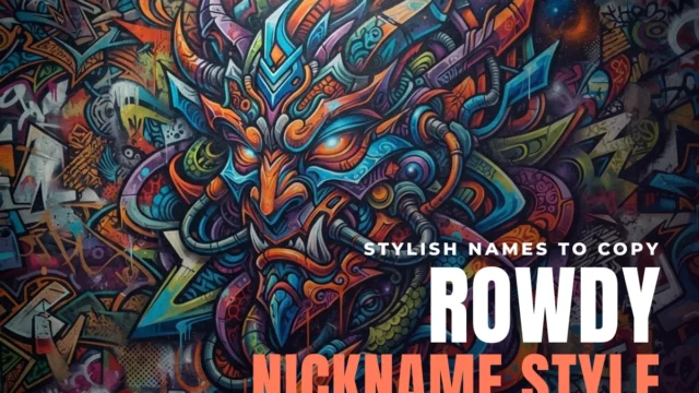 Rowdy Nickname Style – Stylish Rowdy Names to Copy