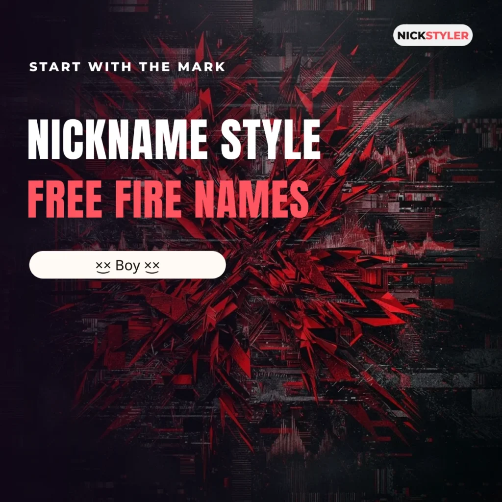 ×͜× nickname style: stylish names to copy for Free Fire and Instagram