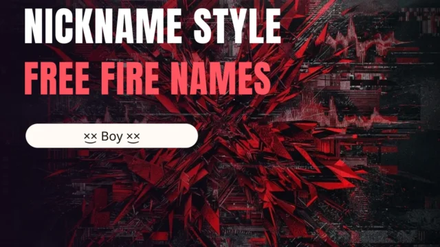 ×͜× Nickname Style – ×͜× Free Fire Names to Copy